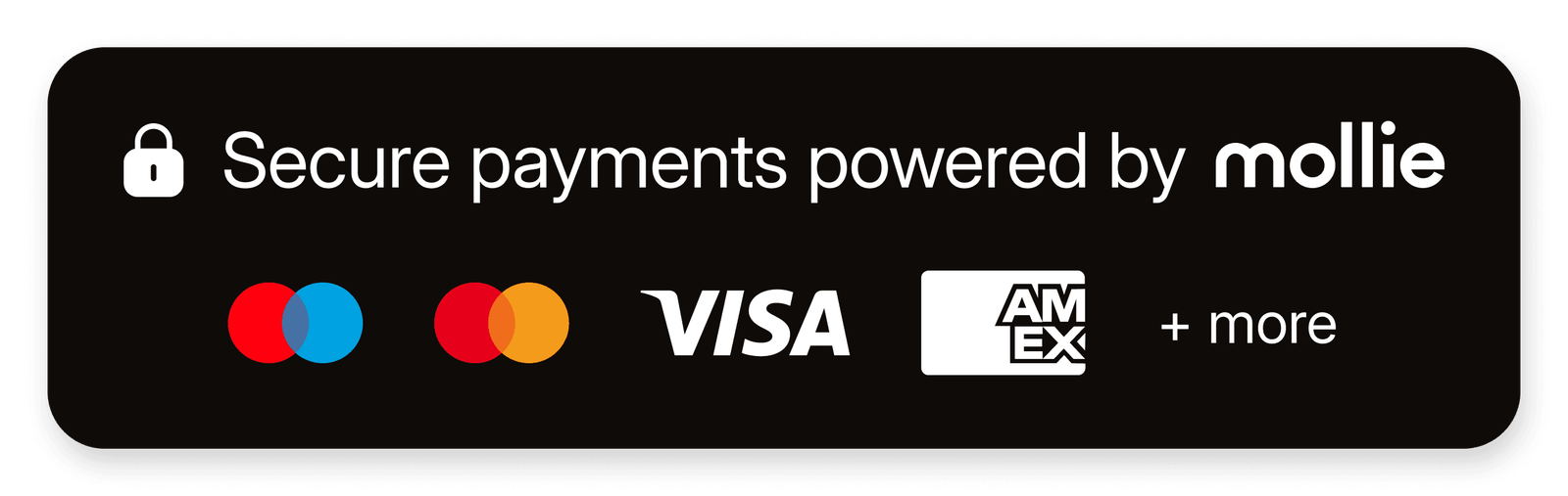 Paiement sécurisé par Mollie